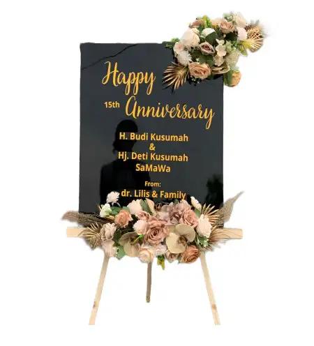 Papan Bunga Akrilik Sanggreman