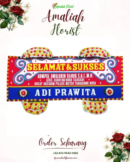 Papan Bunga Ucapan Selamat Sanggreman